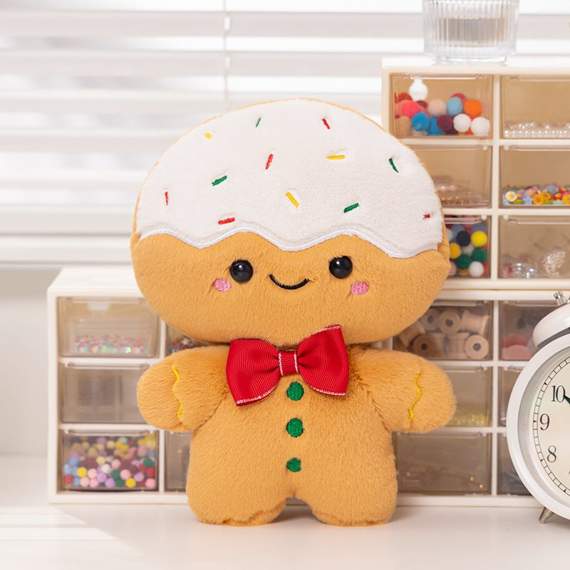 Cream Gingerbread Man Pillow Plush Toy | Magic Stories