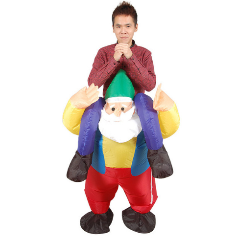 Trump Chair Inflatable Suit For Christmas Make-up Party Toys Dress Up Cosplay Costumes Outfit — back view