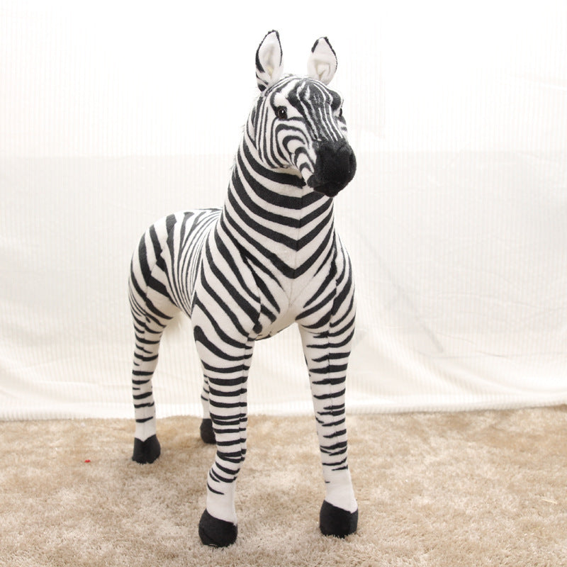 Simulation station version of zebra plush | Magic Stories