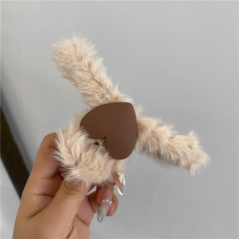 Love Plush Large Shark Clip Catch — side view