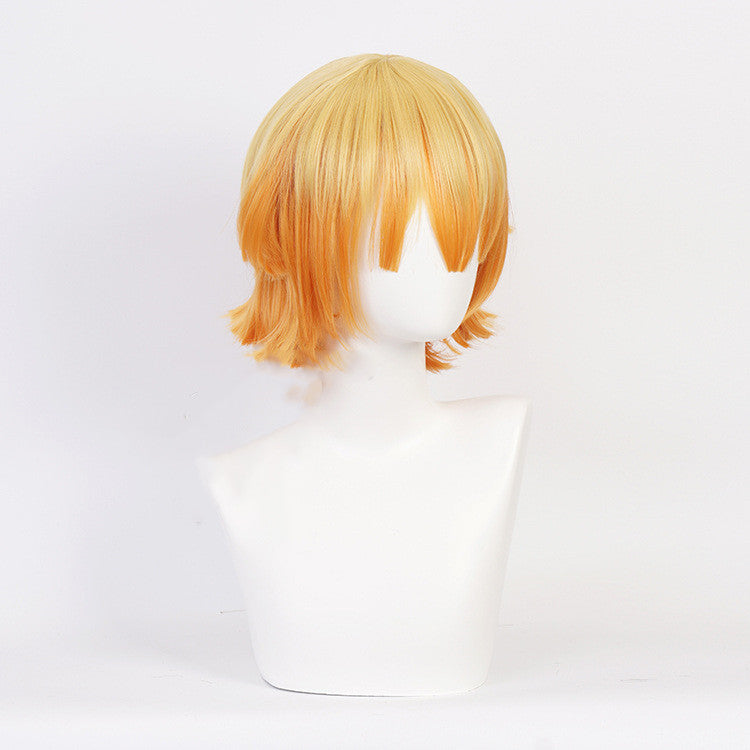 Demon Slayer Blade Gradation Cosplay Wig — side view