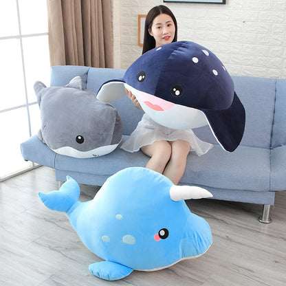 Whale shark doll plush toy — detail