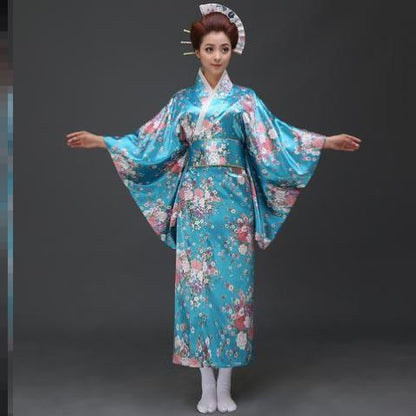 Japanese God Girl Kimono Female Formal Dress — detail