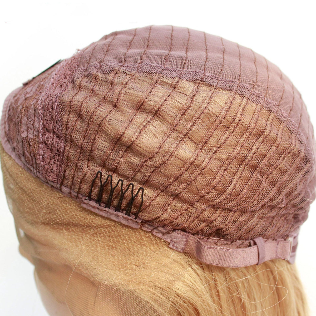 Golden Lace Front Wig — scale reference
