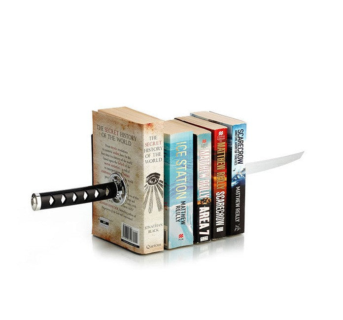 Creative British Katana Ninja Bookends Creative Ornaments — packaging