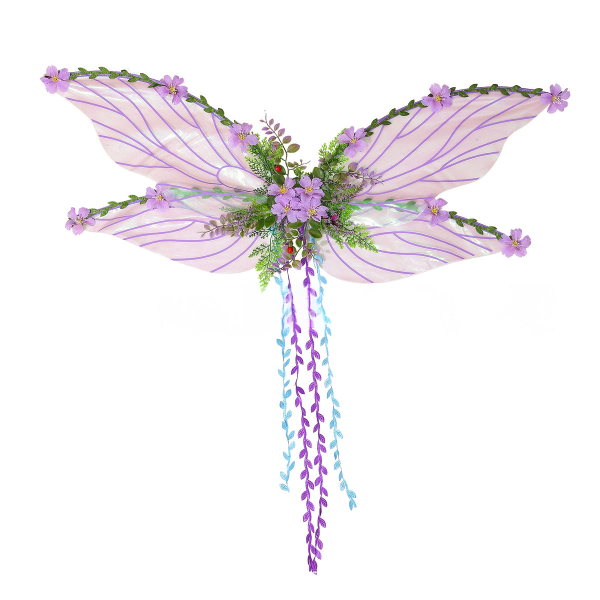 Green Cicada Wings Elf Costume For Halloween And Christmas — detail