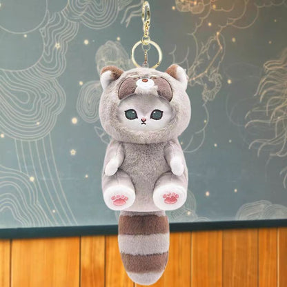 Raccoon Shark Panda Bag Plush Pendant | Magic Stories