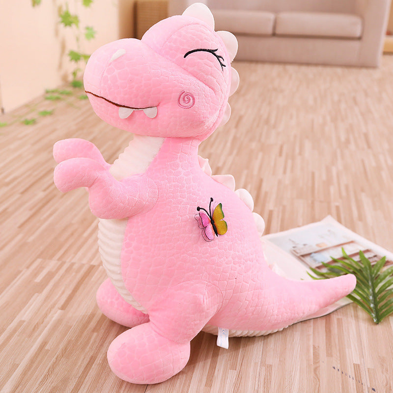 Butterfly dinosaur plush toy — back view