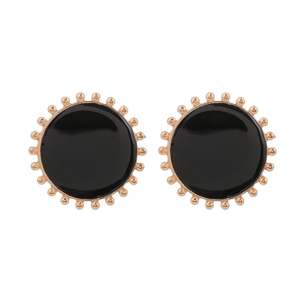 Devil's Eye Eye Stud Earrings — back view