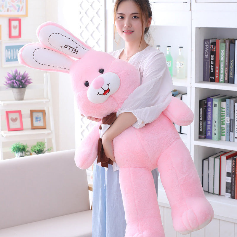 Rabbit plush doll — detail
