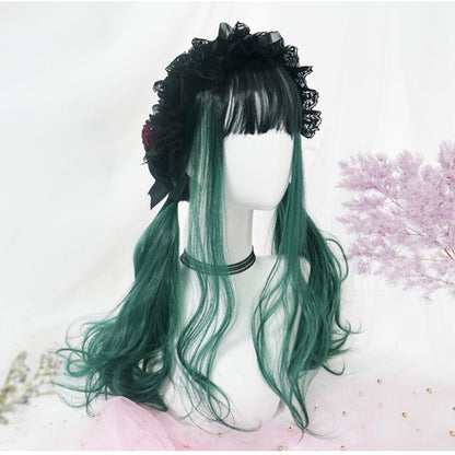 Soft girl girl Mori Lolita wig — detail