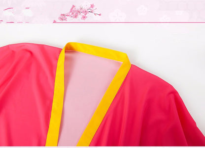 Coat, yukata, japanese kimono — side view