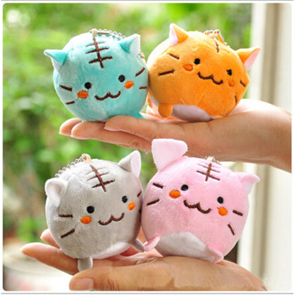 Little tiger cat plush pendant plush toy — detail