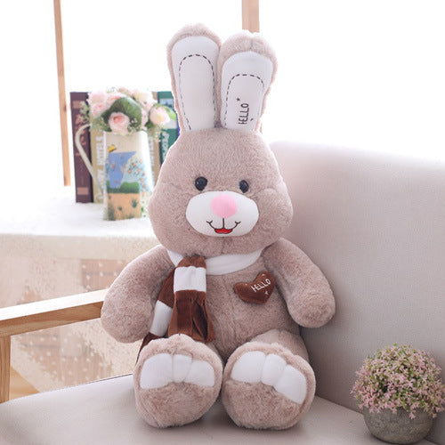 Rabbit plush doll — side view