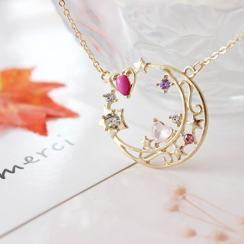 Warrior Moon Hare Sailor Moon Love Moon Necklace — detail