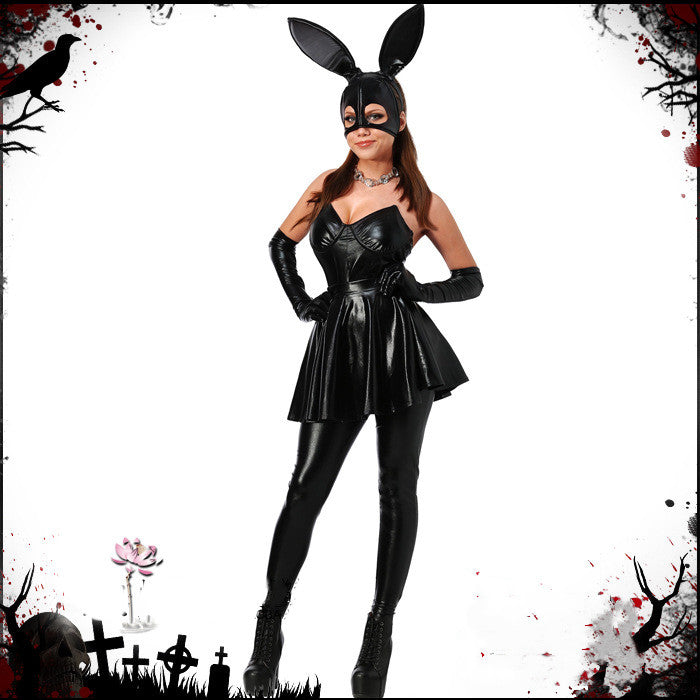 Cosplay Devil Costume Witch Costume Party — back view