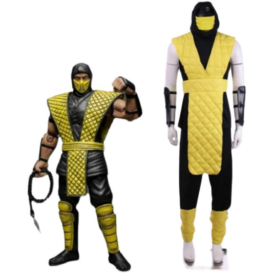 Mortal Kombat Scorpion Scorpion Lizard Cos Costume Samurai - Magic Stories