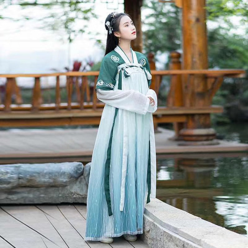 Changan Hometown Wei Jin Style Hanfu Womens ChineseStyle Daily Ancient Costume