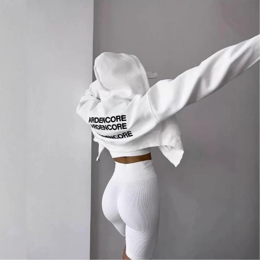 Harajuku Oversized Cropped Letter Print | Magic Stories