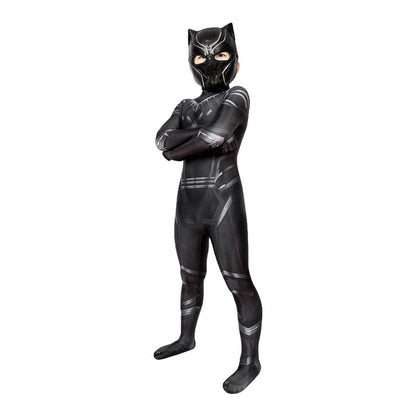 Black Panther Children Jumpsuit Cosplay Costume - Magic Stories