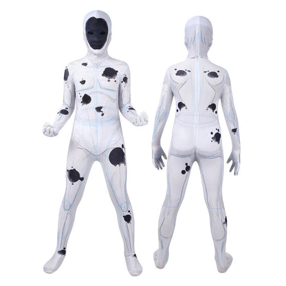 Spider-Verse Kids Duo Cosplay Set — Spider-Man 2099 Miguel O'Hara + The Spot — back view