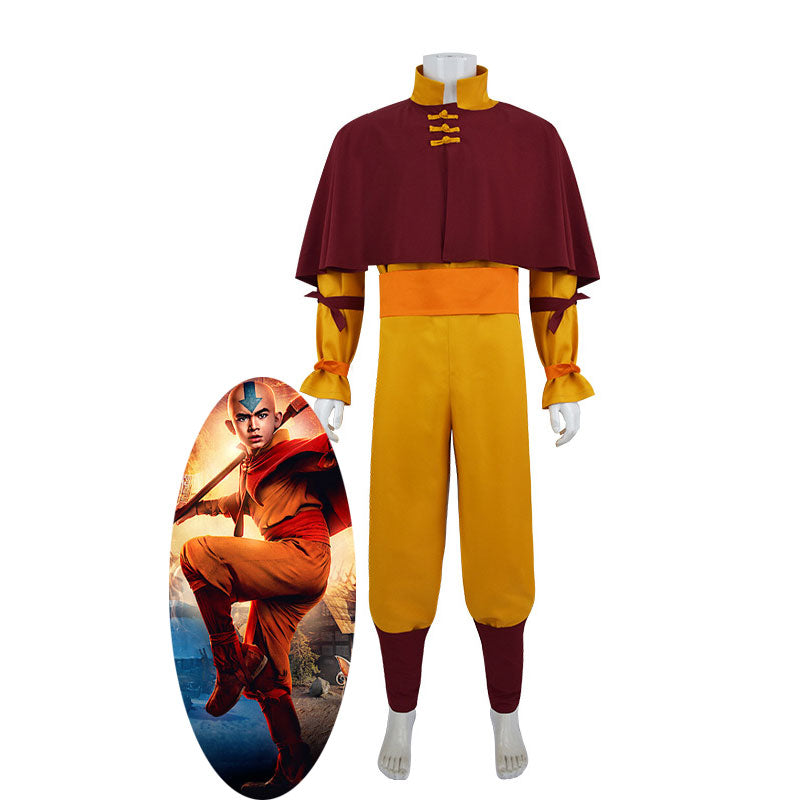 Avatar The Last Airbender 2024 TV Aang Fullset Cosplay Costume - Magic Stories