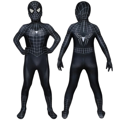 Spider-Man Kids Duo Cosplay Set — Peter Parker (Amazing Spider-Man) + Venom — back view