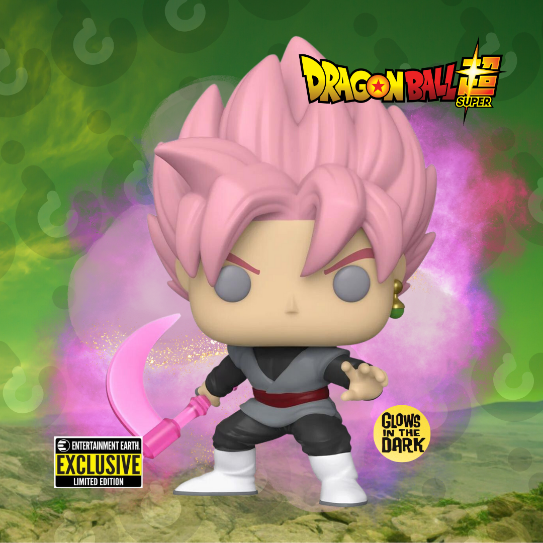 Super Saiyan Rose Goku Black Glow-in-the-Dark Funko Pop - Entertainment Earth Exclusive