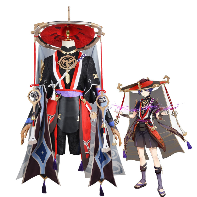 Genshin Impact Scaramouche Cosplay Costume