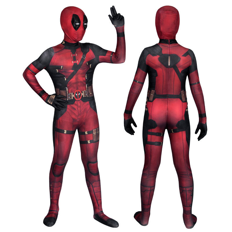 Deadpool 3 Wade Wilson Kids Jumpsuit Cosplay Costumes