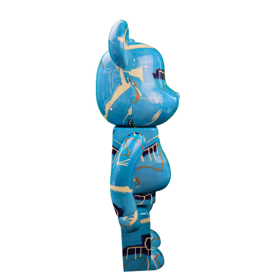 1000% Bearbrick Jean-Michel Basquiat 9 — back view
