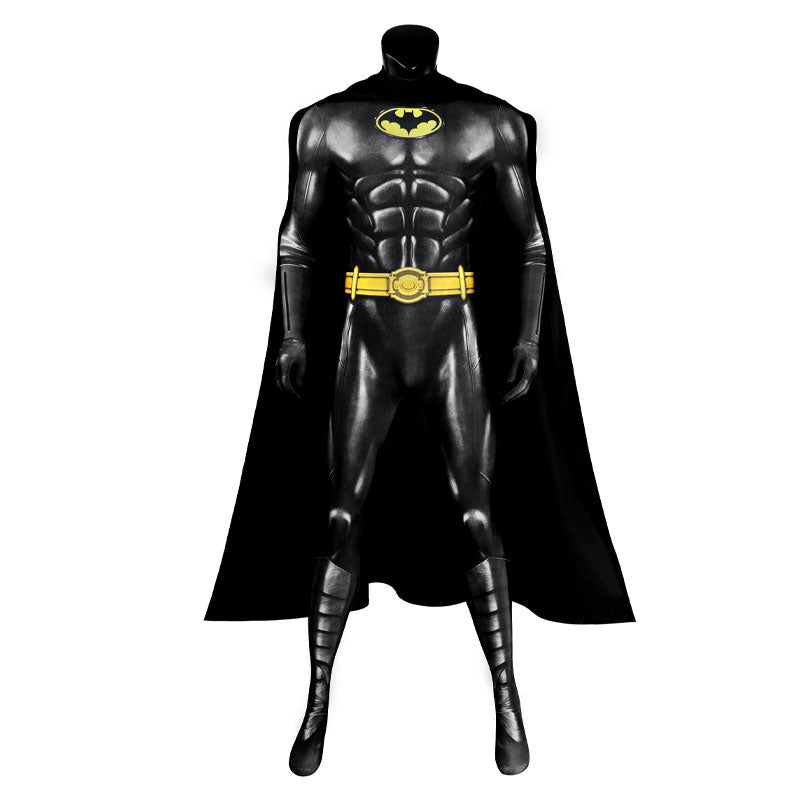 The Flash 2023 Batman Black Jumpsuit Cosplay Costume