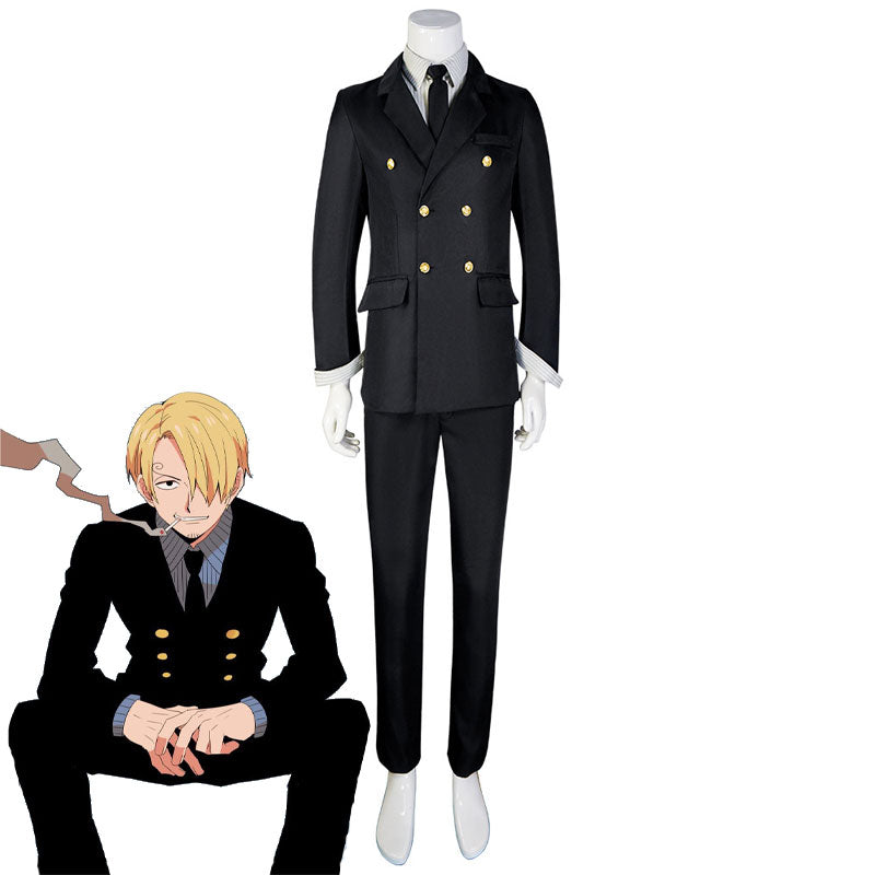 One Piece Vinsmoke Sanji Cosplay Costumes