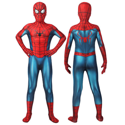 Spider-Man 3 No Way Home Peter Parker Classic Suit Kids Jumpsuit Cosplay Costumes - Magic Stories