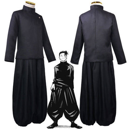 Jujutsu Kaisen Duo Cosplay Set — Suguru Geto Uniform + Hajime Kashimo (agent draft T551)