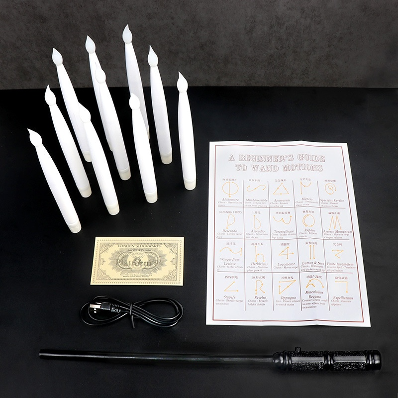 LED Candles with Magic Wand | Remote Flickering