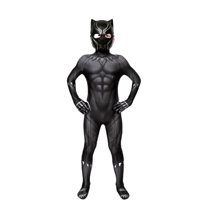 Captain America Civil War Black Panther Children Jumpsuit Cosplay Costume - Magic Stories