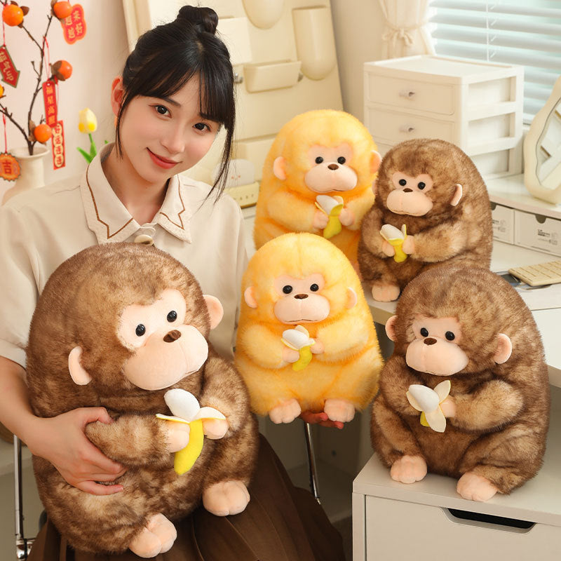 Cute Golden Monkey Plush Toy | Magic Stories