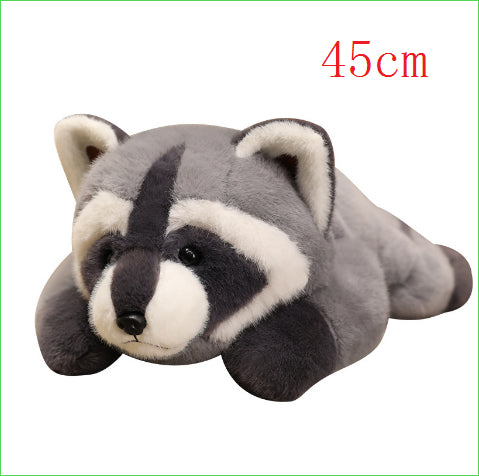 Cute Lying Raccoon Plush Doll | Magic Stories