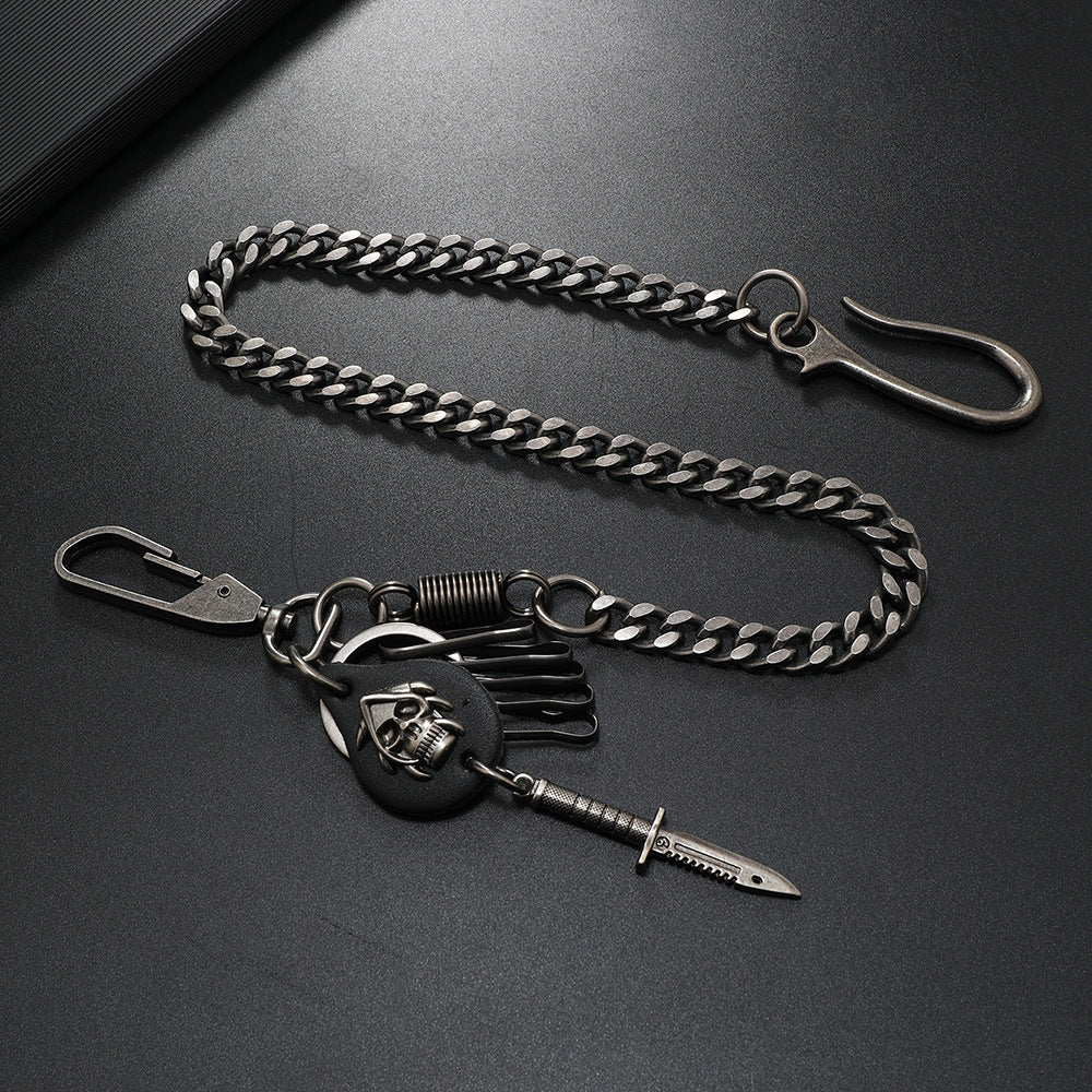 Ghost Bayonet Dagger Pendant Jeans Waist Chain — packaging