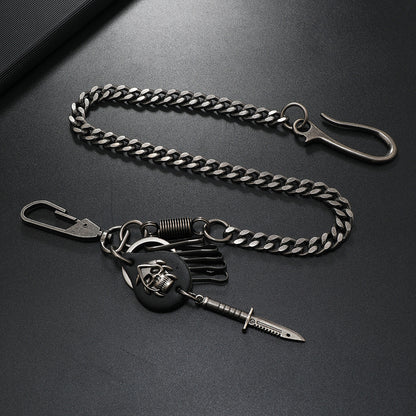 Ghost Bayonet Dagger Pendant Jeans Waist Chain — packaging