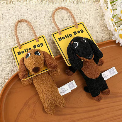 Plush Stuffed Toy, Working Dachshund, Bag | Magic Stories