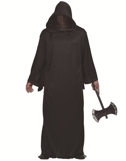 Halloween Costume Cold Black Robe Props Costume — side view