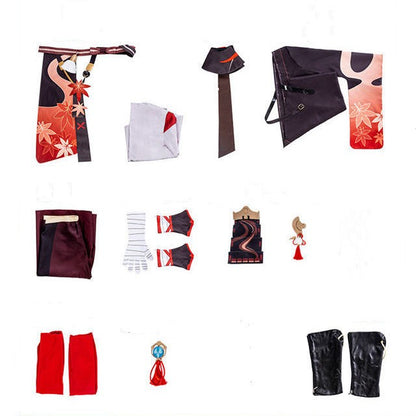 Original God Anime Game Cosplay Costume — back view