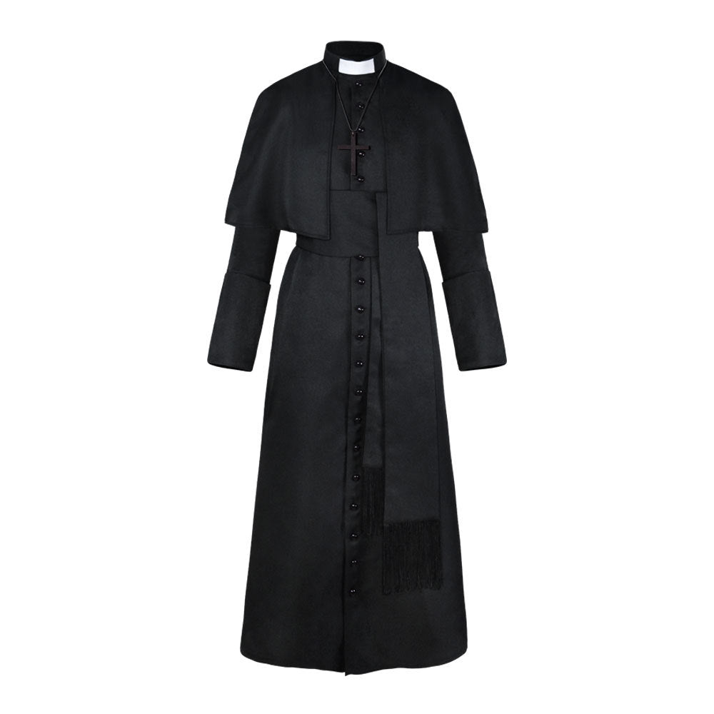 Halloween Priest Medieval Retro Cosplay Costume — packaging
