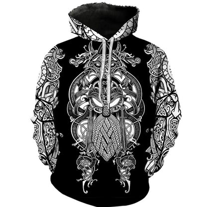 Viking Tattoo Anime Game Sweater — detail