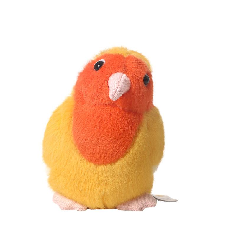 Yellow Peach Parrot Plush Toy | Magic Stories