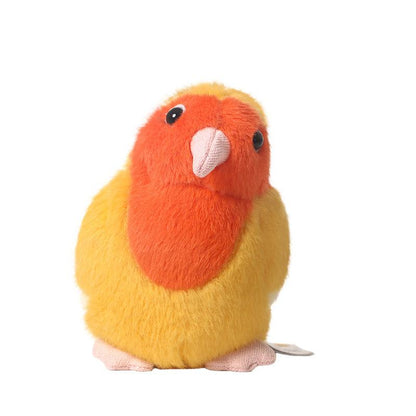 Yellow Peach Parrot Plush Toy | Magic Stories