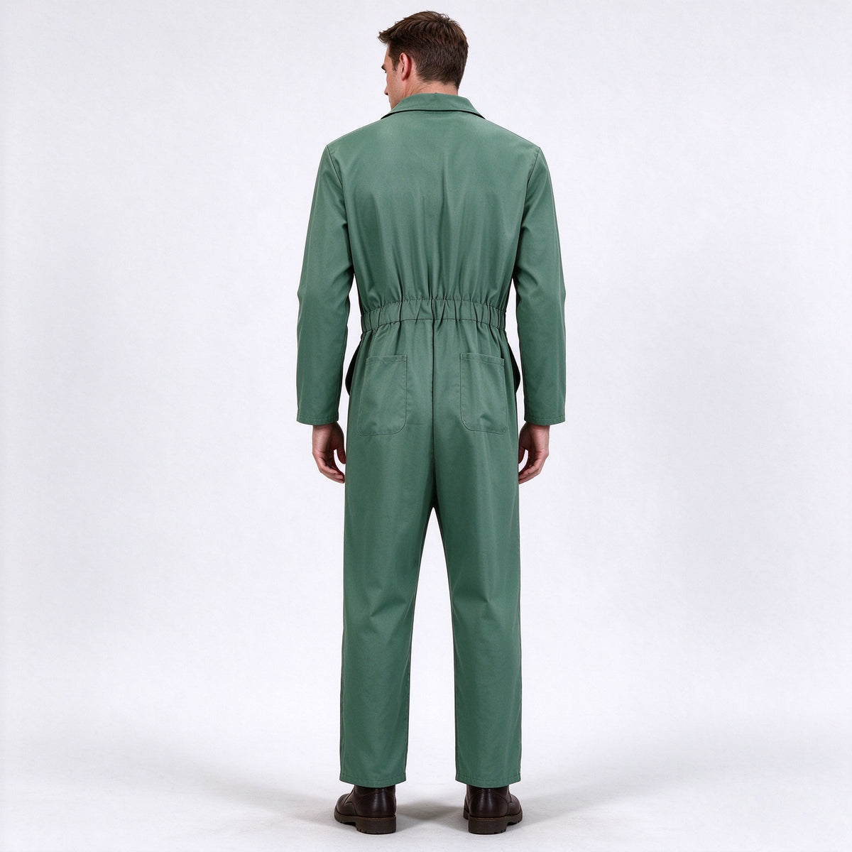 Michael's Workwear Cosplay Costume Performance — back view