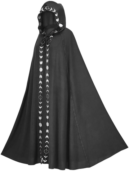 Hooded Cloak Medieval Renaissance 5 Color | Magic Stories